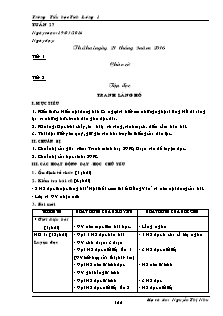 Giáo án Lớp 5 - Tuần 27 - Trường Tiểu học Tích Lương 1