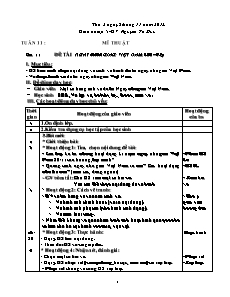 Giáo án soạn Tuần 11 - Lớp 5