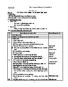 Giáo án soạn Tuần 16 - Lớp 5