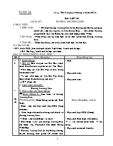 Giáo án soạn Tuần 24 - Lớp 5