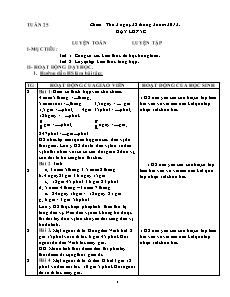 Giáo án soạn Tuần 25 - Lớp 5