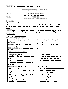 Giáo án Tuần 17 - Khối 5