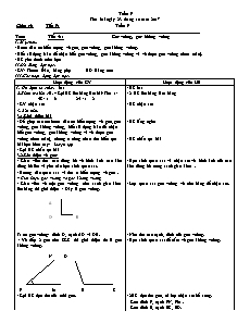 Giáo án Tuần 9 - Lớp 3