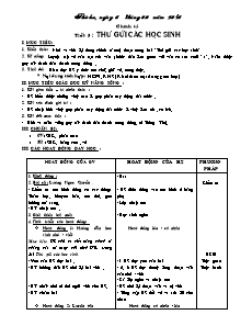 Giáo án Chính tả 5 - Tiết 3 - Thư gửi các học sinh