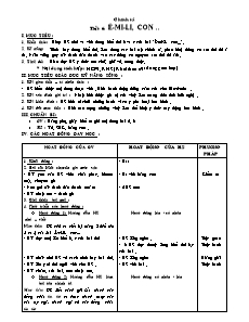 Giáo án Chính tả 5 - Tiết 6 - Ê-Mi-li, con…