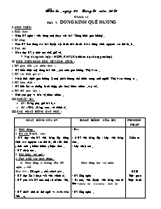 Giáo án Chính tả 5 - Tiết 7 - Dòng kinh quê hương