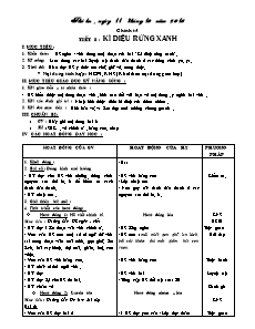 Giáo án Chính tả 5 - Tiết 8 - Kì diệu rừng xanh