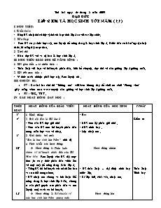 Giáo án Đạo đức 5 - Tiết 2 - Em là học sinh lớp năm ( t.t )