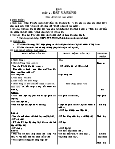 Giáo án Địa lí 5 - Tiết 6 - Đất và rừng