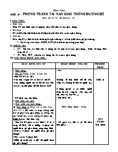 Giáo án Khoa học 5 - Tuần 10 - Tiết 19, 20