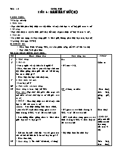Giáo án Khoa học 5 - Tuần 2 - Tiết 3, 4