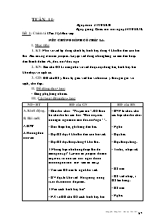 Giáo án Lớp 4 - Buổi chiều - Tuần 11 - GV: Vương Quốc Cường