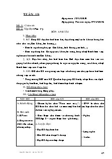 Giáo án Lớp 4 - Buổi sáng - Tuần 19 - GV: Vương Quốc Cường