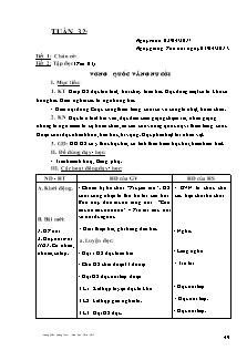 Giáo án Lớp 4 - Buổi sáng - Tuần 32 - GV: Vương Quốc Cường