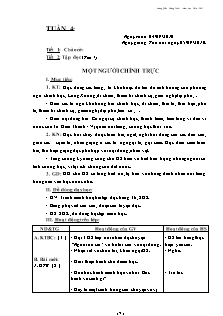 Giáo án Lớp 4 - Buổi sáng - Tuần 4 - GV: Vương Quốc Cường