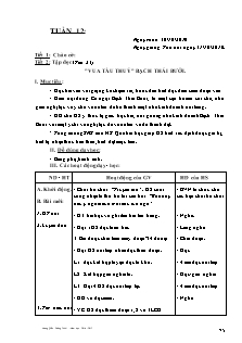 Giáo án Lớp 4 - Tuần 12 - GV: Vương Quốc Cường