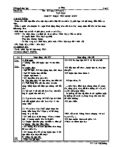 Giáo án Lớp 4 - Tuần 25 - Giáo viên: Lê Thị Hường