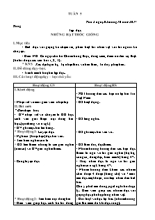 Giáo án Lớp 4 - Tuần 5 (Sáng + Chiều)