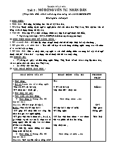 Giáo án Luyện từ và câu 5 - Tuần 3 - Tiết 5, 6