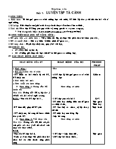 Giáo án Tập làm văn 5 - Tuần 4 - Tiết 7, 8