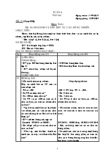 Giáo án tổng hợp Tuần 4 - Lớp 4