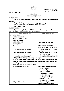 Giáo án tổng hợp Tuần 5 - Lớp 4