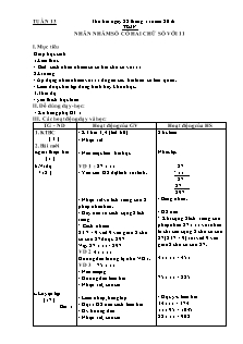 Giáo án Tuần 13 - Lớp Bốn