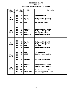 Giáo án Tuần 18 - Lớp 4