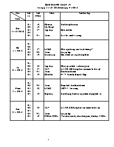 Giáo án Tuần 19 - Lớp 4