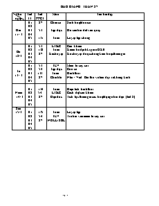 Giáo án Tuần 27 - Lớp 4