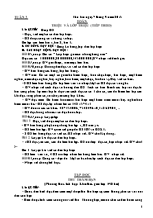 Giáo án Tuần 3 - Khối 4